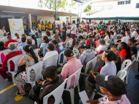 Entrega de indemnizaciones en Medellín, Antioquia.