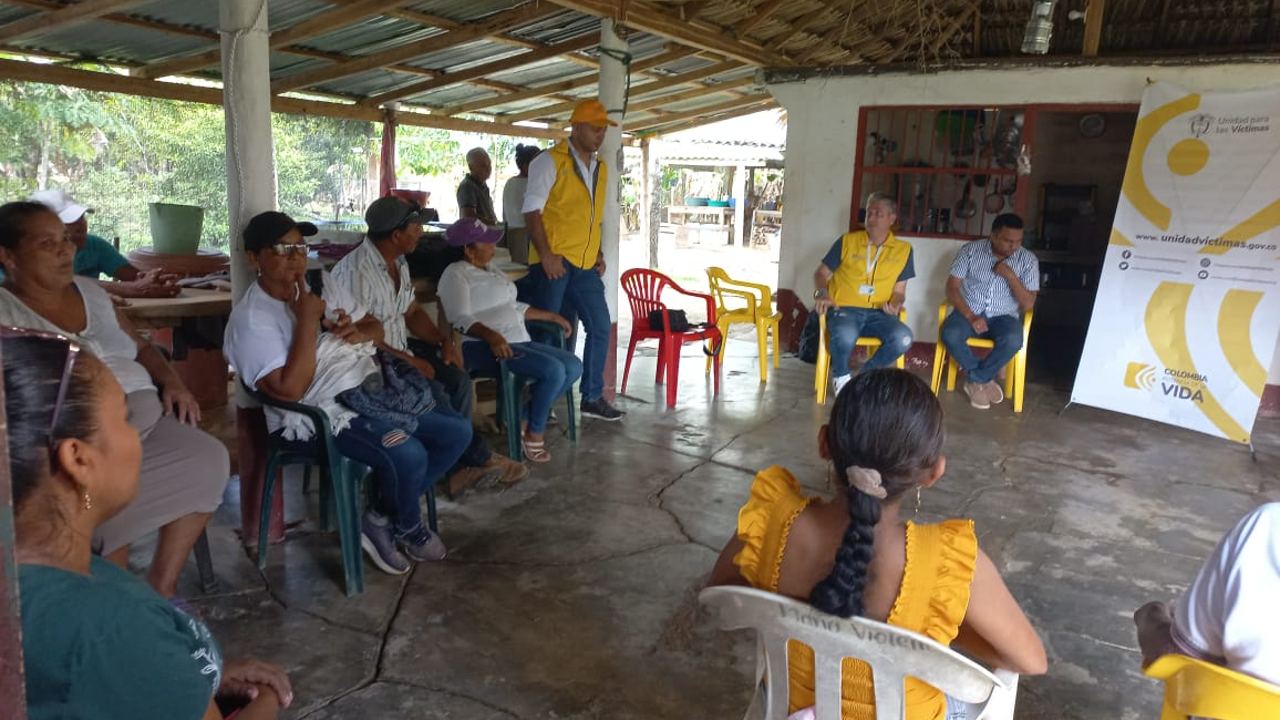 Encuentro con Sujeto de Reparación Colectiva de Mejor Esquina, Córdoba.