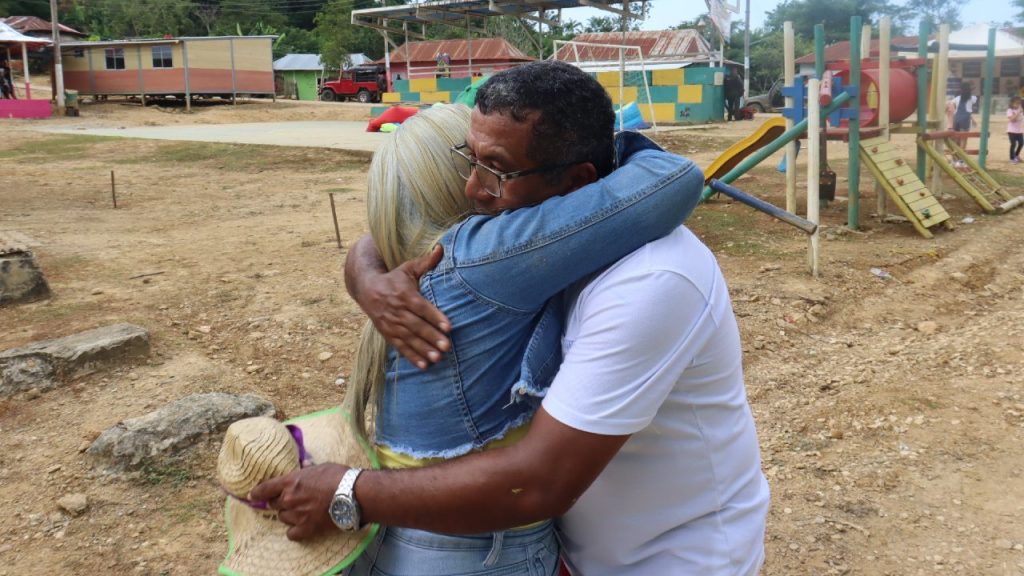 Reencuentro de la comunidad de Chengue para celebrar la Navidad.