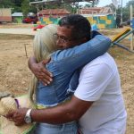 Reencuentro de la comunidad de Chengue para celebrar la Navidad.