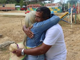 Reencuentro de la comunidad de Chengue para celebrar la Navidad.