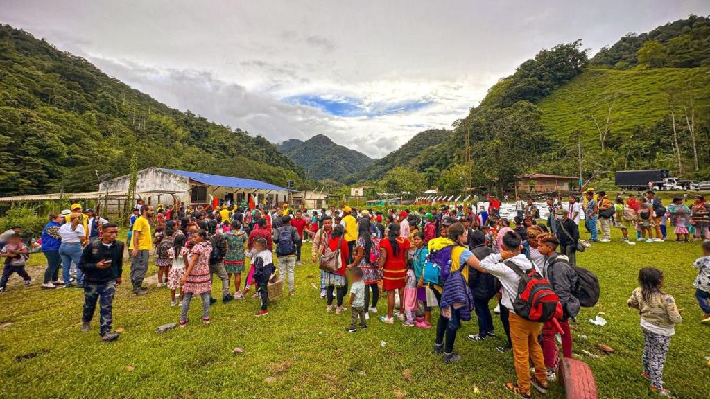 Retorno de indígenas Emberá al Alto Andágueda.