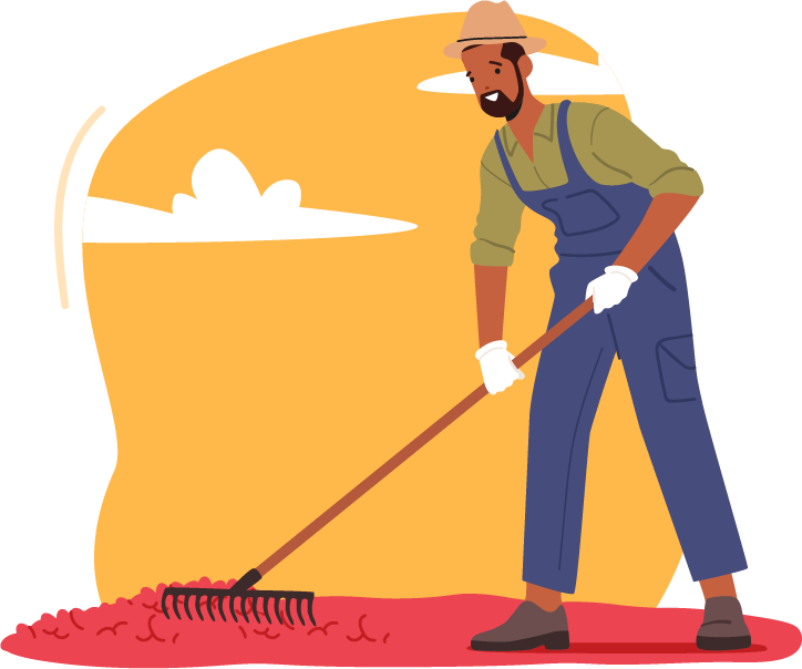 Ilustración agricultor
