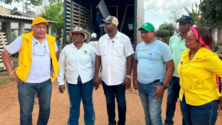 Entrega de dotación para espacios educativos y culturales en El Níspero, María La Baja, Bolívar