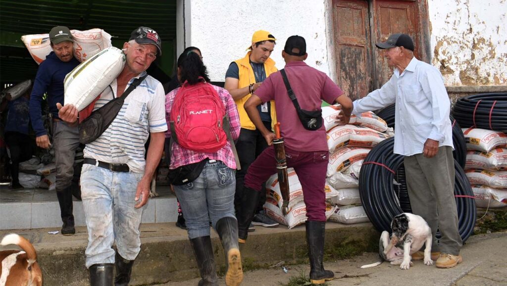Proyecto ganadero de doble propósito con insumos agropecuarios y alimento para ganado en Antioquia