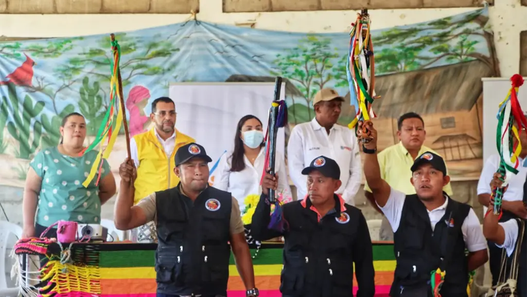 Entrega simbólica para la reparación colectiva del resguardo Wayúu de Mayabangloma
