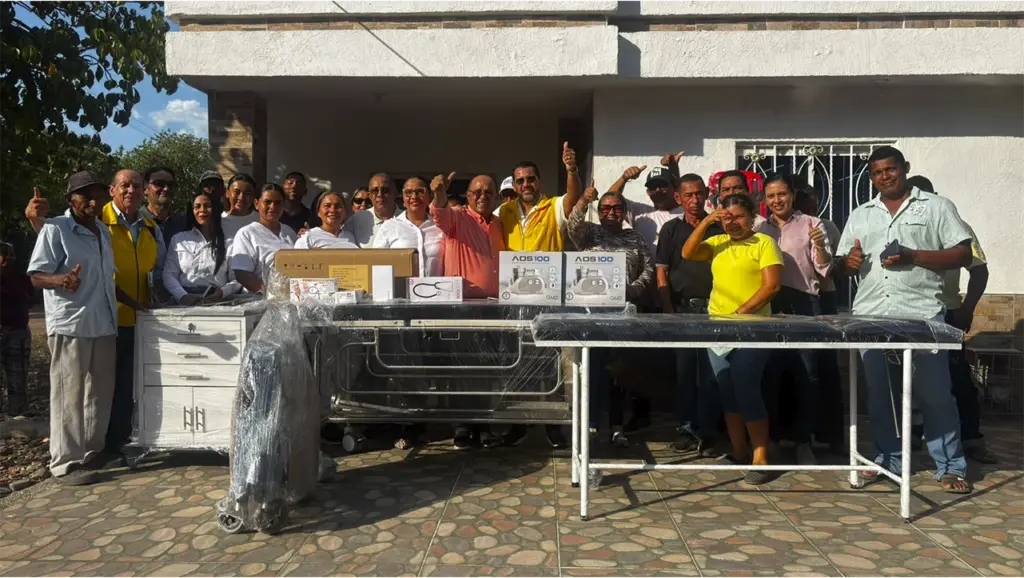 Dotación médica al puesto de salud de Loma Colorada en Bosconia, Cesar