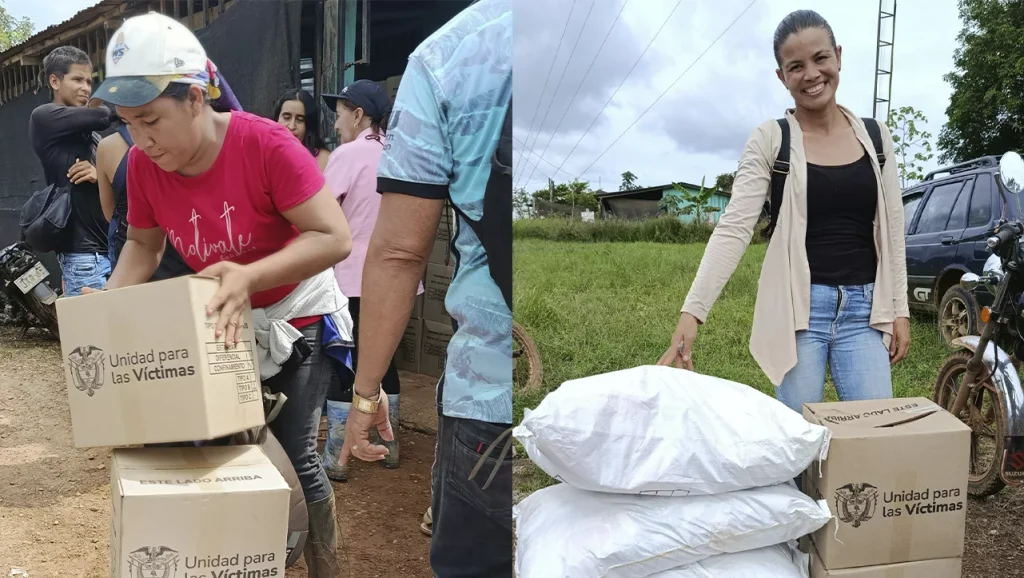Familias de El Morro y El Boquerón reciben kits de alimentos y aseo